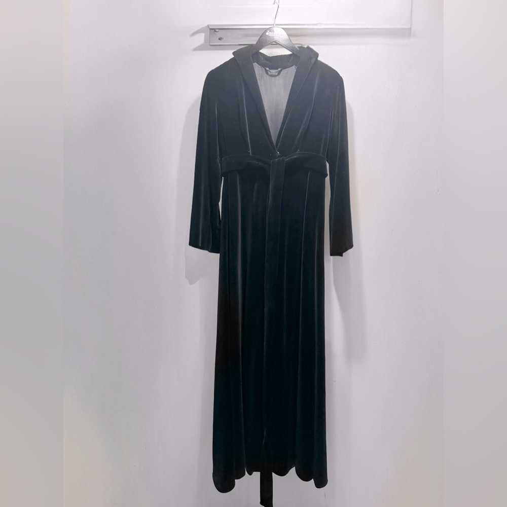 Vintage Velvet Coat with Belt